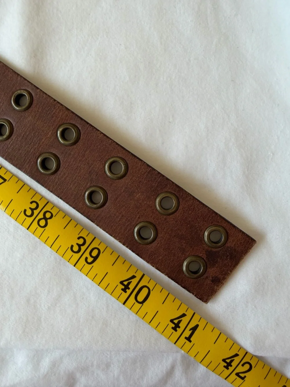 Calvin Klein Jeans Women’s Genuine Leather Brown Belt Size XL